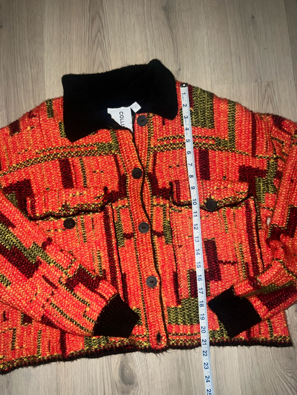 Collusion Geometric Sweater Size M - Picture 7 of 17